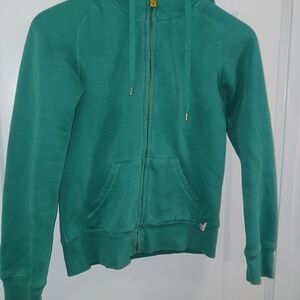 TNA Teal Zip-Up Hoodie